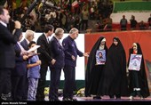 الاحتفال الوطنی بتتویج منتخبی إیران للمصارعة الحرة والرومانیة