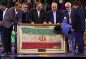 الاحتفال الوطنی بتتویج منتخبی إیران للمصارعة الحرة والرومانیة