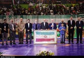 الاحتفال الوطنی بتتویج منتخبی إیران للمصارعة الحرة والرومانیة