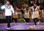 الاحتفال الوطنی بتتویج منتخبی إیران للمصارعة الحرة والرومانیة