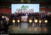 الاحتفال الوطنی بتتویج منتخبی إیران للمصارعة الحرة والرومانیة