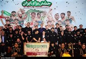 الاحتفال الوطنی بتتویج منتخبی إیران للمصارعة الحرة والرومانیة