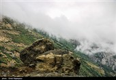 هوای مه آلود روستای اشکورات گیلان