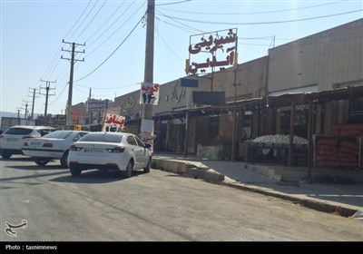 سد معبر اصناف در یاسوج؛ پیاده‌روها در تسخیر بساط‌گستران