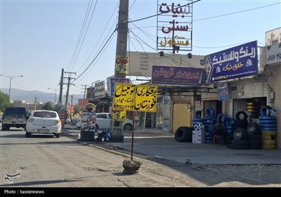 سد معبر اصناف در یاسوج؛ پیاده‌روها در تسخیر بساط‌گستران