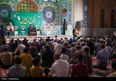 زمزمه دعای توسل در میعادگاه منتظران