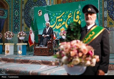 زمزمه دعای توسل در میعادگاه منتظران