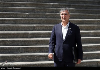 محمدرضا فرزین رئیس کل بانک مرکزی در حاشیه جلسه هیئت دولت 