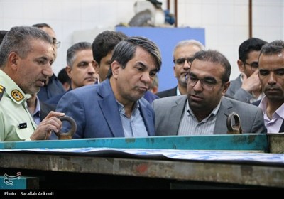 بازدید استاندار کرمان از چند واحد صنعتی