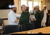 دیدار جمعی از علمای اهل‌سنت استان با فرمانده سپاه ام خراسان جنوبی