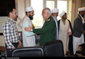 دیدار جمعی از علمای اهل‌سنت استان با فرمانده سپاه ام خراسان جنوبی