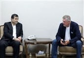 دیدار سرمربی روس تیم ملی روئینگ با وزیر ورزش و جوانان