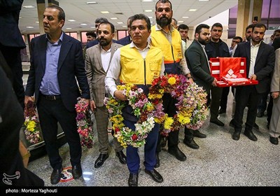 استقبال از کشتی گیران خوزستانی