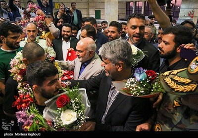 استقبال از کشتی گیران خوزستانی