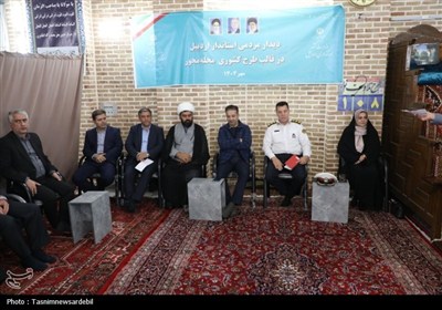 دیدار صمیمی استاندار اردبیل با مردم محله نیار