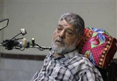 پای سخنان طلبه جانباز غلامحسین صفایی