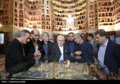 بازدید میدانی قائم مقام میراث‌فرهنگی از آثار تاریخی اردبیل