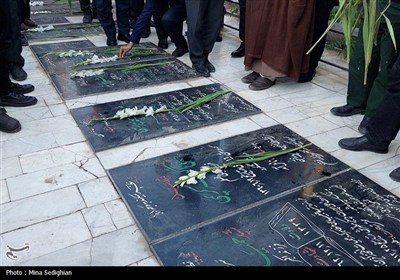 آئین میهمانی لاله‌ها در امامزاده محمد (ع) کرج