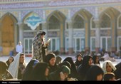 زمزمه ندبه انتظار در مسجد جمکران