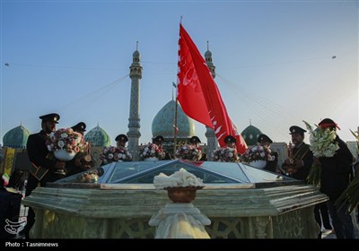 گلباران مزار شهدای گمنام و جنگ تحمیلی 12 روزه