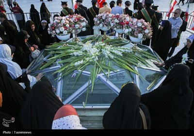گلباران مزار شهدای گمنام و جنگ تحمیلی 12 روزه