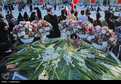 گلباران مزار شهدای گمنام و جنگ تحمیلی 12 روزه