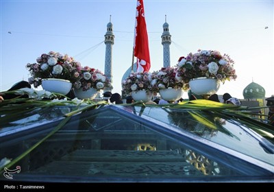 گلباران مزار شهدای گمنام و جنگ تحمیلی 12 روزه