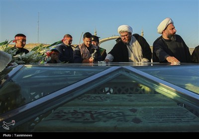 گلباران مزار شهدای گمنام و جنگ تحمیلی 12 روزه