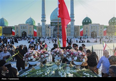 گلباران مزار شهدای گمنام و جنگ تحمیلی 12 روزه