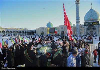 گلباران مزار شهدای گمنام و جنگ تحمیلی 12 روزه