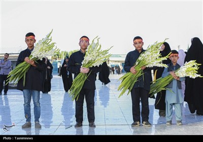 گلباران مزار شهدای گمنام و جنگ تحمیلی 12 روزه