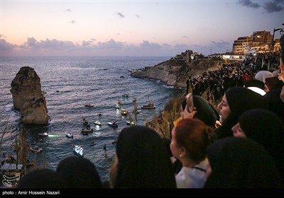 اجتماع حزب الله در اولین سالگرد سیدمقاومت - لبنان