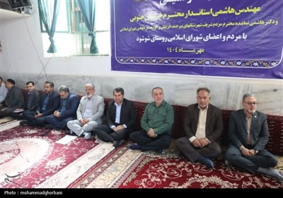 دیدار صمیمی استاندار خراسان جنوبی با مردم روستای شوشود