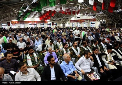 اولین سالروز شهادت شهید حسن نصرالله و شهید نیلفروشان در گلستان شهدای اصفهان
