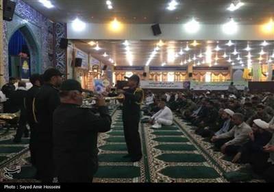 مراسم بزرگداشت شهدای مقاومت در مصلا بوشهر