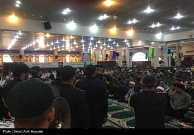 مراسم بزرگداشت شهدای مقاومت در مصلا بوشهر