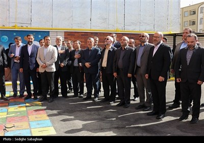 آئین افتتاح 2 مدرسه مشارکتی بنیاد مستضعفان و نوسازی مدارس در البرز