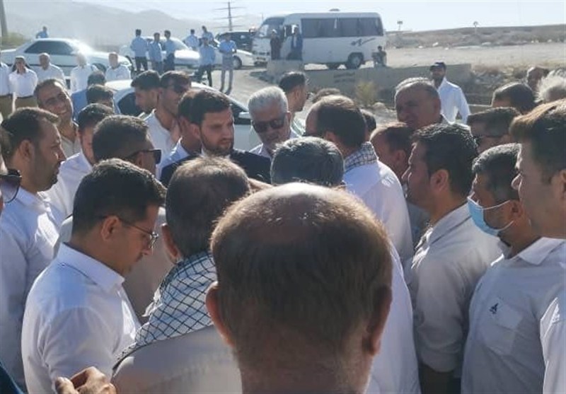 پرداخت معوقات کارگران فاز ۱۴ کنگان با ورود دادستان کنگان