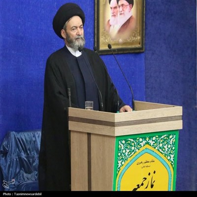 گزارش تصویری؛ خطبه‌های پرشور آیت‌الله عاملی در نماز جمعه اردبیل