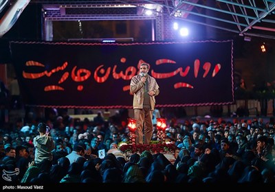خاطره گویی حاج حسین یکتا در گلزار شهدای وادی رحمت تبریز