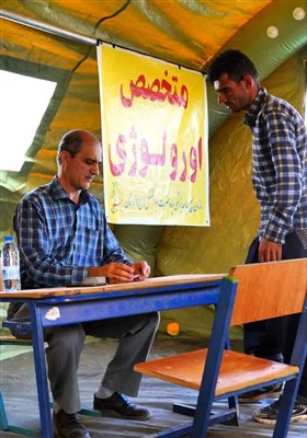 برپایی بیمارستان صحرایی در معمولان