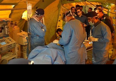 برپایی بیمارستان صحرایی در معمولان
