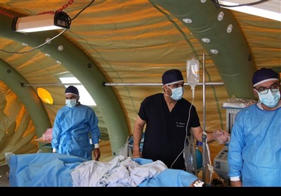 برپایی بیمارستان صحرایی در معمولان