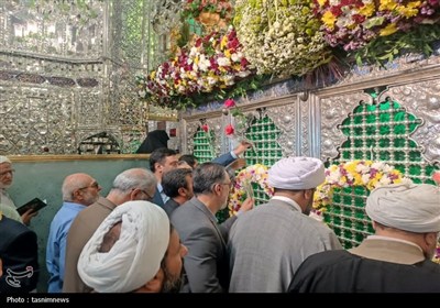 آستان،عبدالعظيم،مطهر،حضرت،ري،برگزار،الحسني،باسعادت،ضريح،تولي ...
