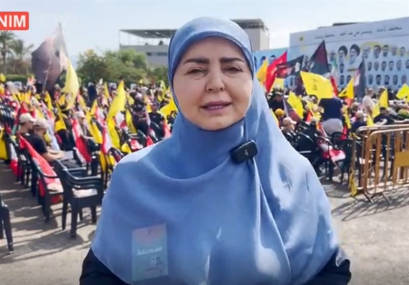 تقرير مراسلة تسنيم من بيروت حول مراسم الذكرى السنوية الأولى لاستشهاد السيد نصر الله