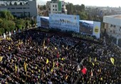 Beyrut’ta Şehit Nasrallah ve Safiyüddin’in Birinci Yıldönümü Töreni Başladı