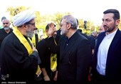 Larijani Visits Lebanon on Nasrallah Martyrdom Anniversary