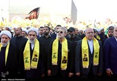 Larijani Visits Lebanon on Nasrallah Martyrdom Anniversary