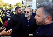 Larijani Visits Lebanon on Nasrallah Martyrdom Anniversary
