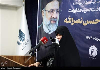 سخنرانی جمیله‌سادات علم‌الهدی در بزرگداشت شهادت سید مقاومت